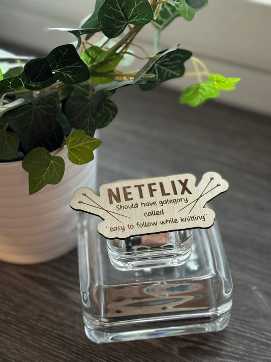 Netflix ja neulominen - magneeti